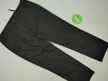 spodnie serduszka by o la la czarne: Spodnie materiałowe damskie, rozmiar 4XL — 2