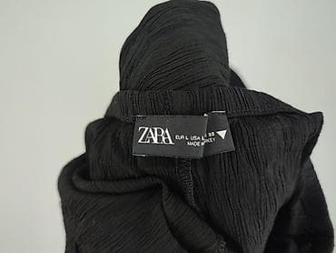 getry reserved: Zara, Material trousers for women, size L — 4