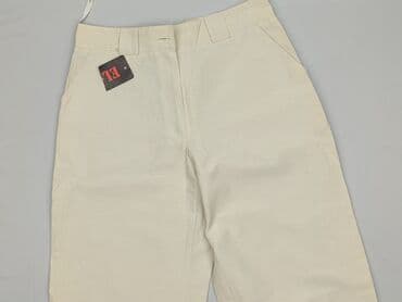 legginsy woskowane wysoki stan: Material trousers for women, M — 1