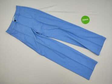 niebieska sukienka pull and bear: PULL&BEAR, Spodnie materiałowe damskie, M — 2