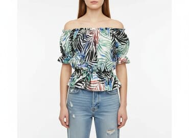 bluzki z opadającymi ramionami: Women's blouse, size S — 1