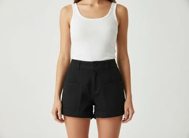 bershka spodnie hello kitty: Bershka, Szorty damskie, rozmiar 2XS — 7