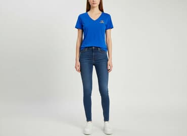 koszulki bez rękawów damskie karl lagerfeld jeans: T-shirt damski, rozmiar L — 1