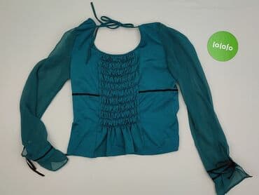 szmaragdowa bluzki damskie: Bluzka damska, rozmiar S — 3