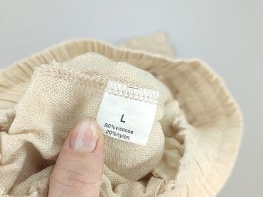 lidl koszule lniane: Spodnie materiałowe damskie, L — 4