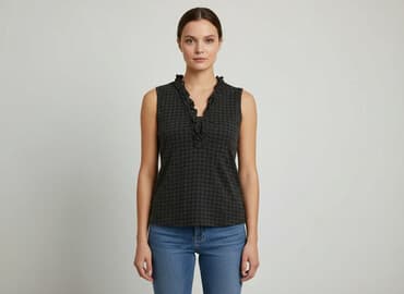 t shirty z falbanka: Bluzka damska, rozmiar M — 1