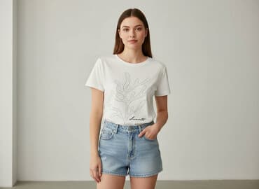 koszulka spongebob sinsay: Sinsay, T-shirt damski, rozmiar 2XS — 1