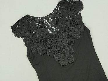 elegancki top czarny: IDEAL, Bluzka damska, rozmiar S — 1