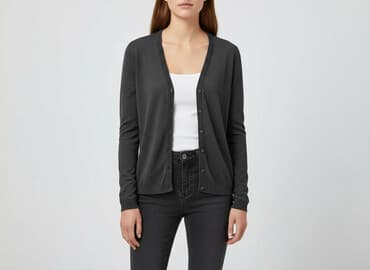 steve madden klapki z futerkiem: Zizzi, Kardigan damski, rozmiar M — 6