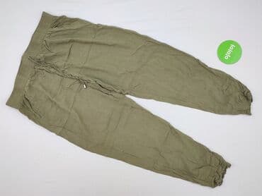 Women's Clothing: Material trousers for women, size XL (EU 42) — 2