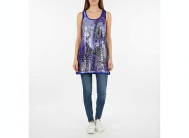 bluzka do cekinowej spódnicy: Sweet Miss, Tunika damska, rozmiar L — 6