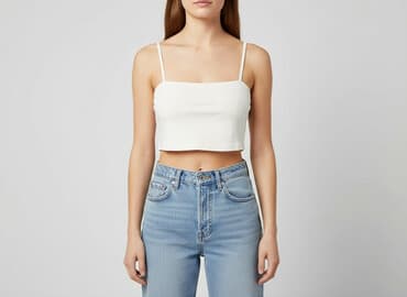 koszulka z guzikami h m: H&M, Top damski, rozmiar M — 7