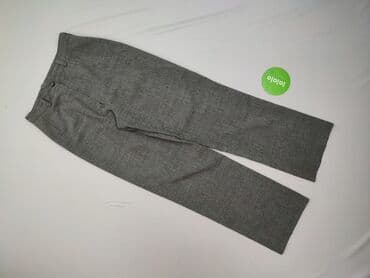 szare szerokie jeansy: M&S Collection, Spodnie materiałowe damskie, rozmiar M — 2