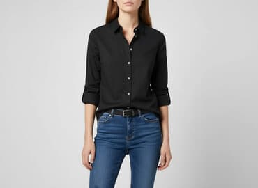 koszula niebieska hm: H&M Divided, Koszula damska, rozmiar M — 6