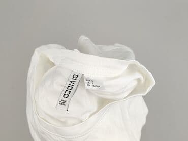 t shirty białe basic: H&M Divided, T-shirt damski, rozmiar S — 5