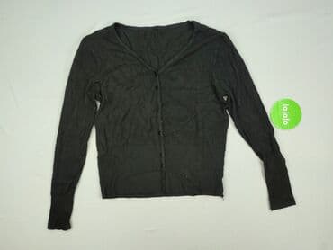 bluzki z długim rękawem dekolt w serek: Kardigan damski, rozmiar S — 2