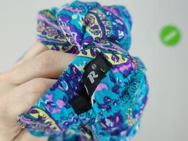 spodnie marszczone w pasie: Spodnie damskie, L — 5