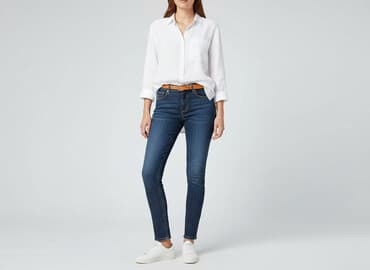 zara jeansy damskie rurki: Zara, Jeansy damskie, rozmiar L — 6