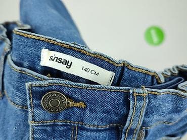 plaszczyk: Spodnie jeansowe, Sinsay, 10 lat, 140, stan - Idealny — 4