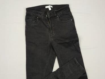 czarne skinny jeans: H&M, Jeansy damskie, rozmiar XS — 1