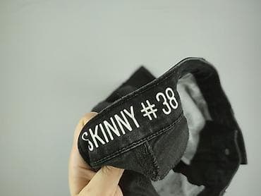 lenary jeansy: Skinny, Jeansy damskie, rozmiar M — 4