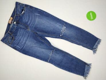 dżinsy z łańcuchem: Janina, Jeansy damskie, rozmiar 2XL — 2