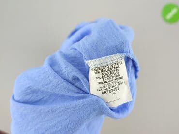 niebieska satynowe bluzki: Bluzka damska, rozmiar M — 4