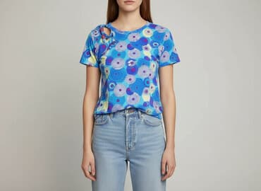 ornamenty: Fishbone, T-shirt damski, rozmiar M — 1