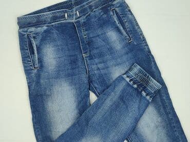 spodnie jogger damskie z łańcuszkiem: By o la la. !, Jeansy damskie, S — 1