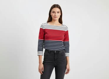 koszula wiya w paski: Bluzka damska, rozmiar S — 5