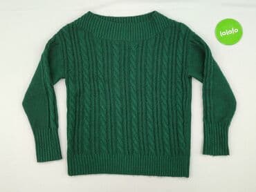 kurtki zimowe butelkowa zieleń: Sweter damski, M — 2