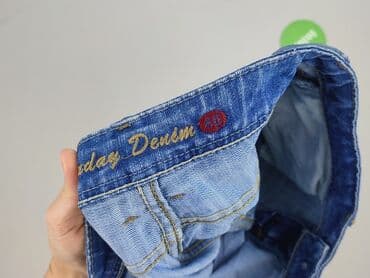 jeansy cropped damskie: Spodnie 3/4 damskie, rozmiar M — 4