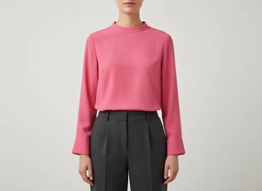 rozowa bluzka: Bluzka damska, rozmiar L — 5