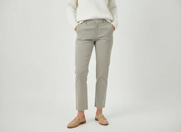 lasocki polbuty na koturnie: Spodnie materiałowe damskie, rozmiar L — 6