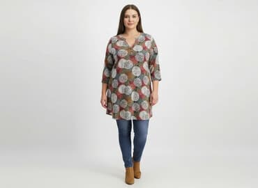 czerwona sukienka cropp: Paprika, Sukienka damska, rozmiar 3XL — 6
