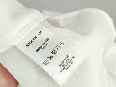 biala bluzka z dlugim rekawem: STOCKH LM, Bluzka damska, rozmiar S — 4