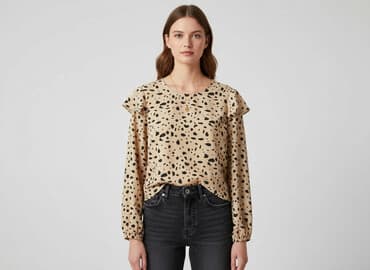 shein czarne bluzki: Shein, Bluzka damska, rozmiar M — 6