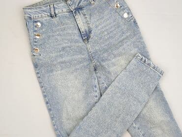 spodnie z wysokim stanem mohito: Mohito, Jeansy damskie, S — 1