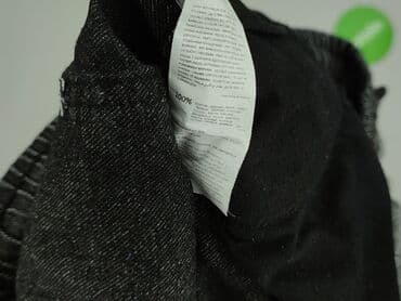 czarne spodenki chłopięce: Spodnie jeansowe, Sinsay, 13 lat, 158, stan - Bardzo dobry — 5