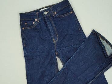 szerokie spodnie jeansowe zara: Zara, Jeansy damskie, rozmiar XS — 2