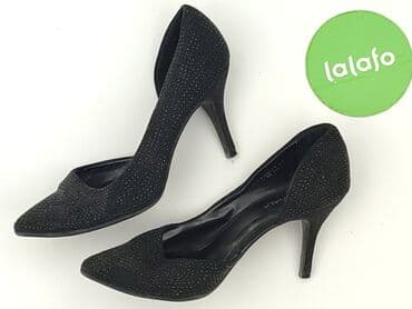 buty czarne na obcasie ccc: Półbuty damskie, rozmiar 38 — 4