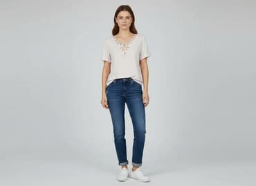 modne bluzy dla nastolatek: Жіноча блуза, розмір S — 1