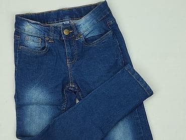 skarpety ecco: Spodnie jeansowe, Y.F.K., 8 lat, 122/128, stan - Bardzo dobry — 1