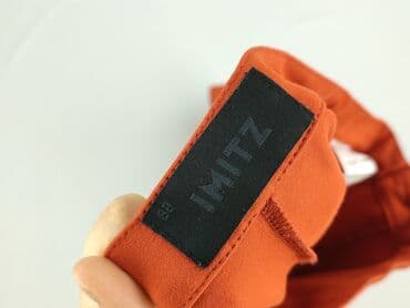 pomarańczowe spodnie hello kitty: Imitz, Spodnie materiałowe damskie, rozmiar S — 5