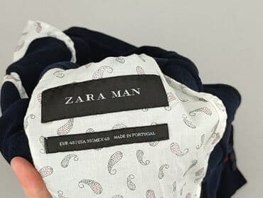 biale obcisla bluzki: Zara, Koszulа dla mężczyzn, M — 6