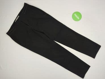 czarne satynowe spodnie zara: Zara, Spodnie materiałowe damskie, rozmiar S — 2