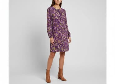 mango sukienka fioletowa: Springfield, Sukienka damska, rozmiar 2XS — 6