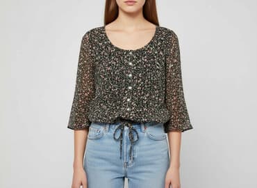 bluzki czarne wieczorowe: Bluzka damska, rozmiar S — 5