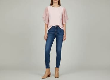 bluzka do spodenek: Women's blouse, size L — 1