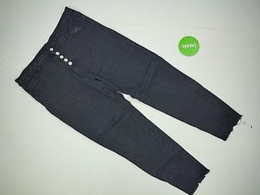 czarne cargo pull and bear: Jeansy damskie, rozmiar 2XL — 2